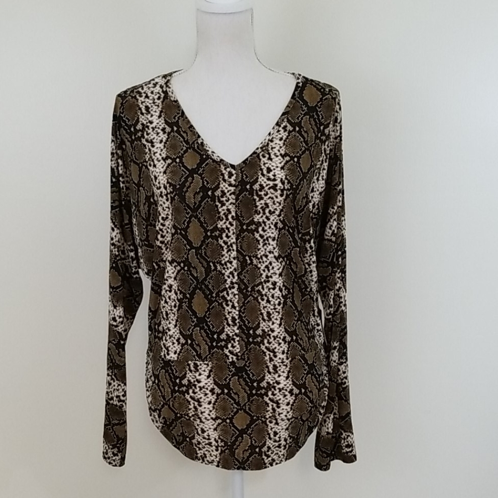 New Python long sleeve blouse